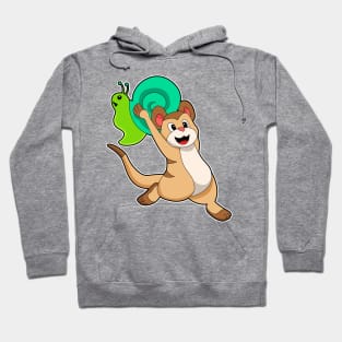 Meerkat with Snail Hoodie